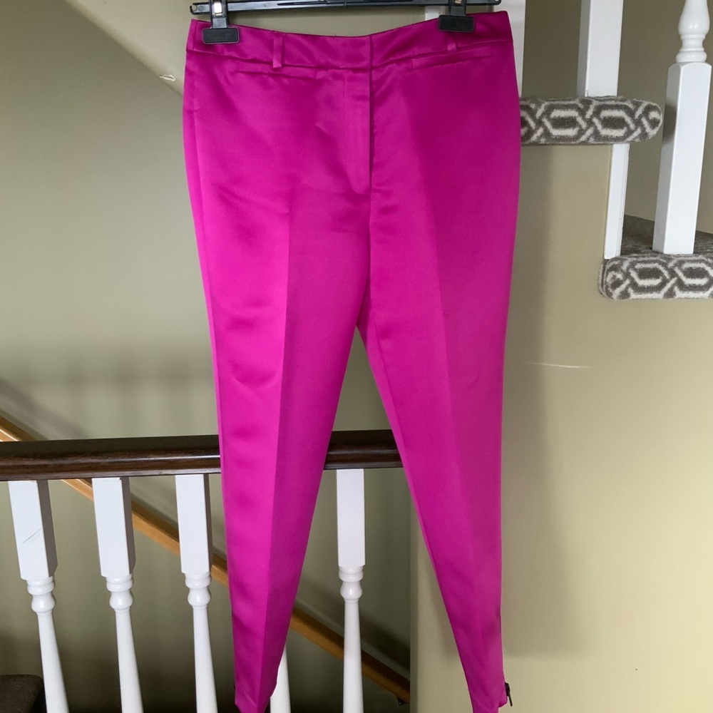 Milly Pink Silk Pants
